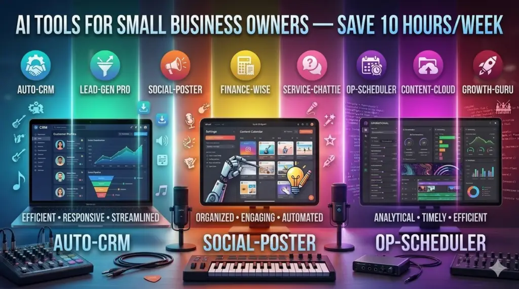AI Tools for Small Business Owners — Save 10 HoursWeek