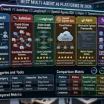 Best Multi-Agent AI Platforms in 2026 CrewAI vs AutoGen vs LangGraph vs OpenAI Agents SDK vs Agno vs Semantic Kernel