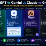 ChatGPT vs Gemini vs Claude vs Grok