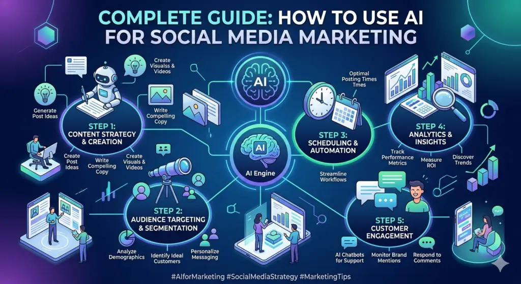 How to Use AI for Social Media Marketing — Complete Guide