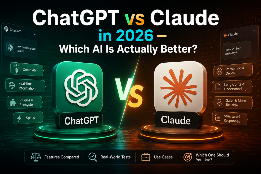 ChatGPT vs Claude in 2026 — Which AI Is Actually Better?