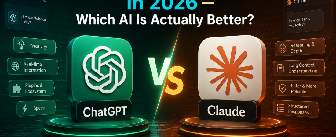ChatGPT vs Claude in 2026 — Which AI Is Actually Better?