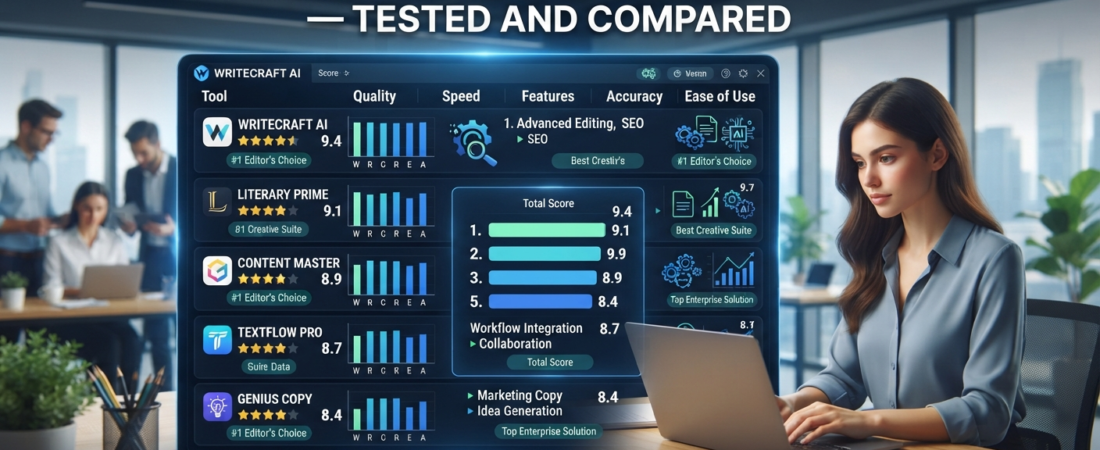 Best AI Writing Tools in 2026 – Tested and Compared