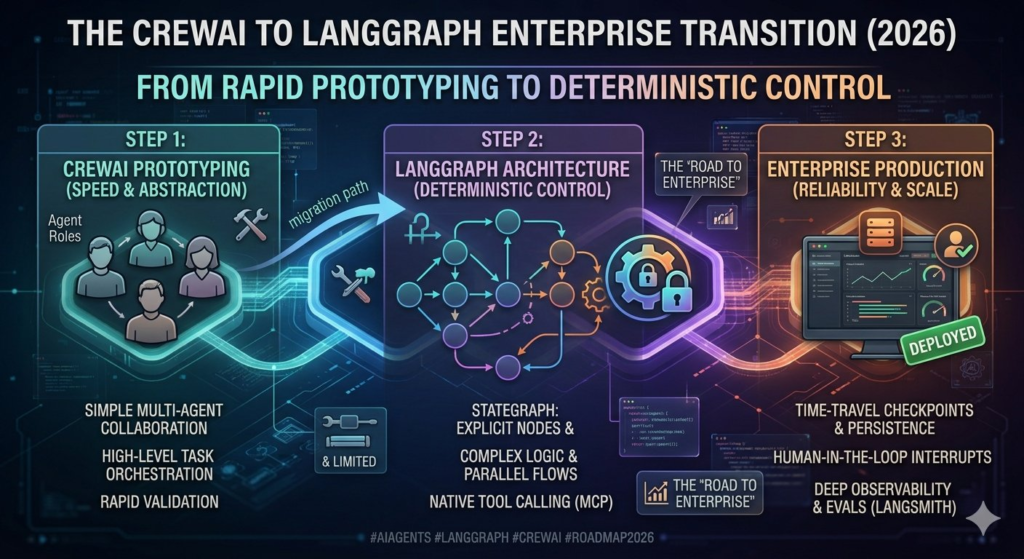 Why LangGraph Is Replacing CrewAI for Enterprise AI Agent Development in 2026