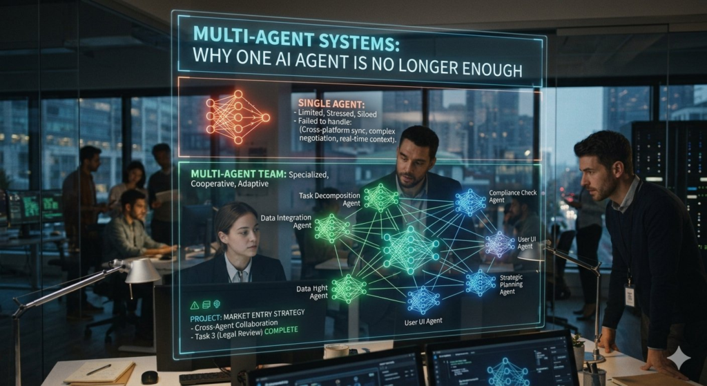 Multi-Agent Systems: Why One AI Agent Is No Longer Enough